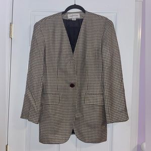 Plaid Jones New York Blazer, Size 10